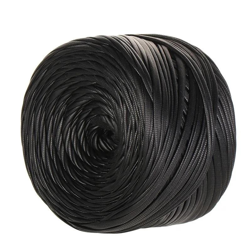 Filato in Ecopelle Nappa Opaca 200g/Rotolo per Maglia all'Uncinetto Fai-da-Te Filo per Borse Fatte a Mano Scarpe Artigianato