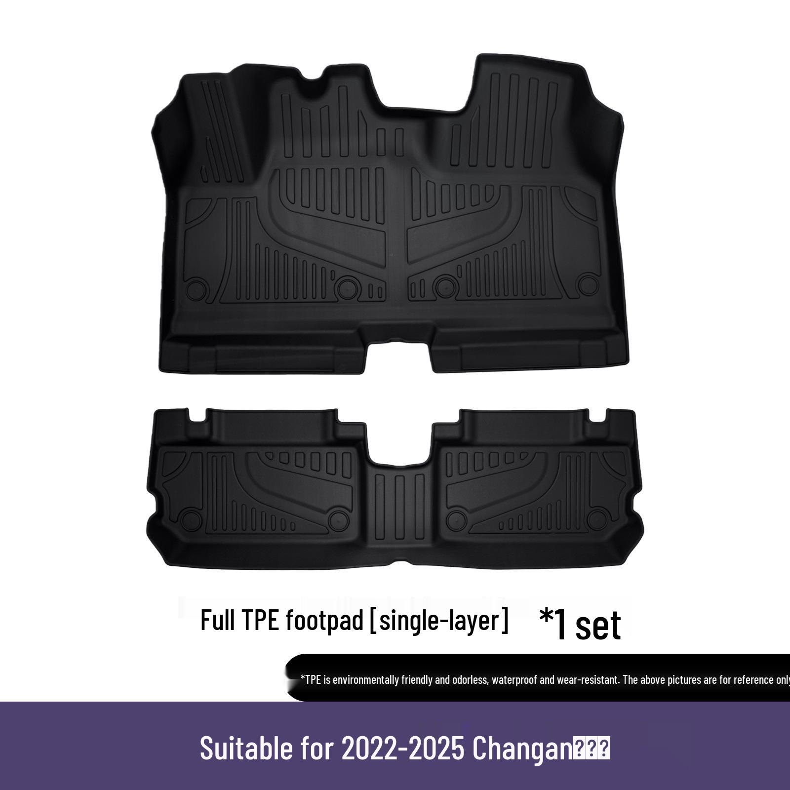 Eco-Friendly TPE 3D All-Weather Floor Mats for Changan Nuomi Corn Car