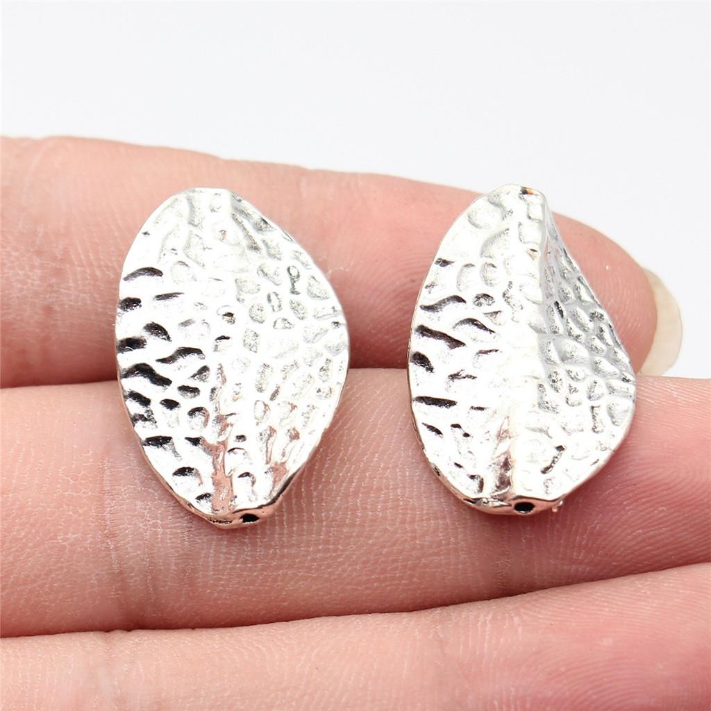 Twisted-Pattern Small-Hole Spacer Beads Mini Antique Bronze Silver Jewelry Making String Beads Separator