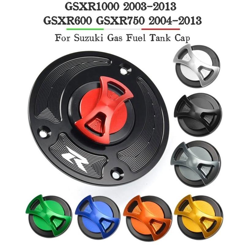 Keyless Motorcycle Fuel Gas Tank cap Cover For Suzuki GSXR600 GSXR750 2004-2013 GSXR1000 2003-2013