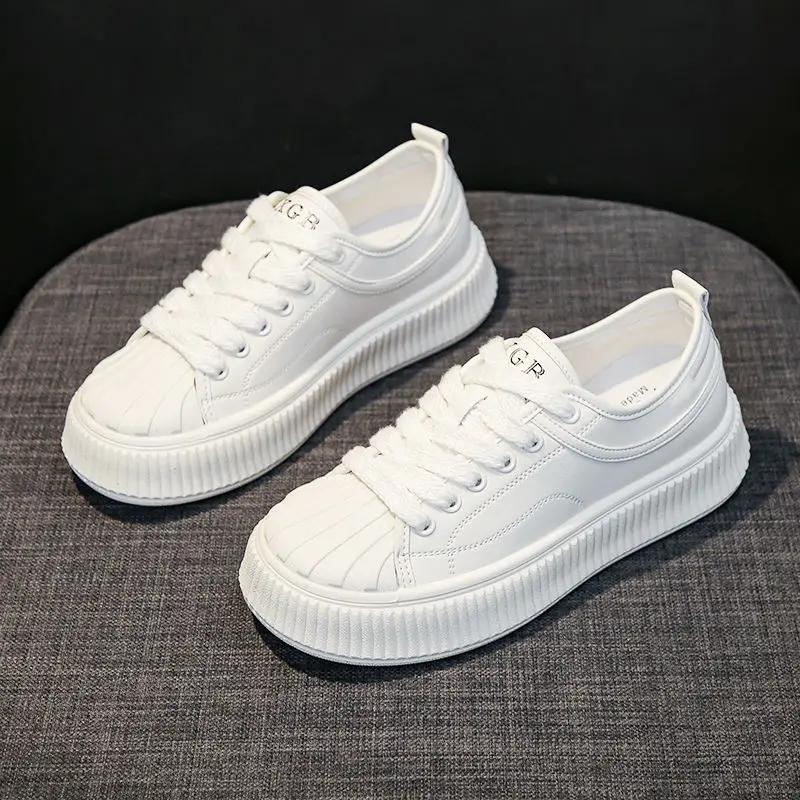 Fashion White High on Platform Women's Shoes Designer Luxury Vulcanized Shoe New Arrival 2025 39 Comfortable and Elegant Ladies Footwear