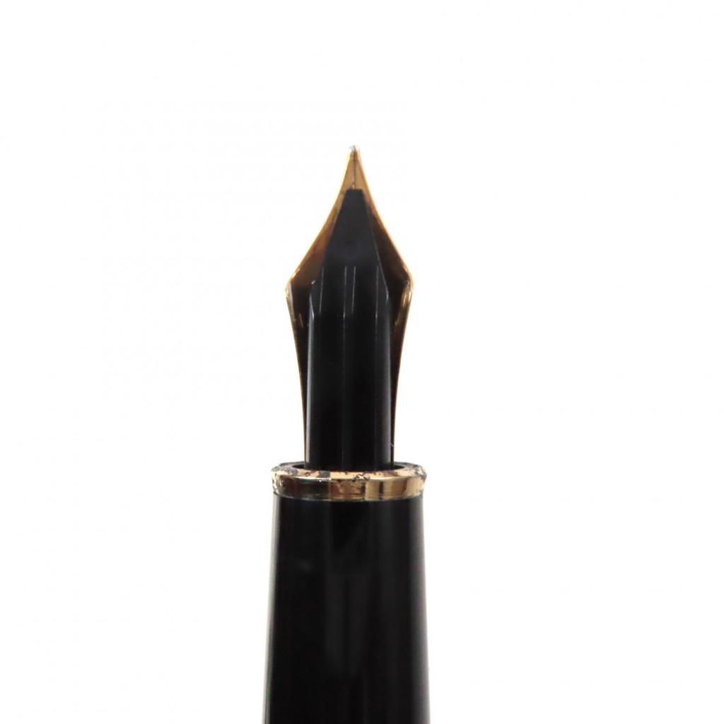 Very Good MONTBLANC Fountain Pen Meisterstück Classic White Star Black 14K Mens Used