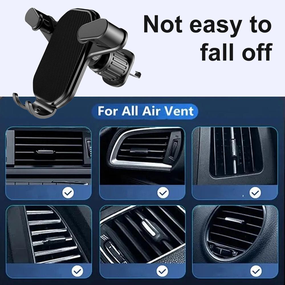 Držák do mřížky ventilace auta Háček Gravitační držák telefonu do auta Držák smartphonu GPS Mobilní držák Podpora Pro iPhone Xiaomi OPPO ViVo