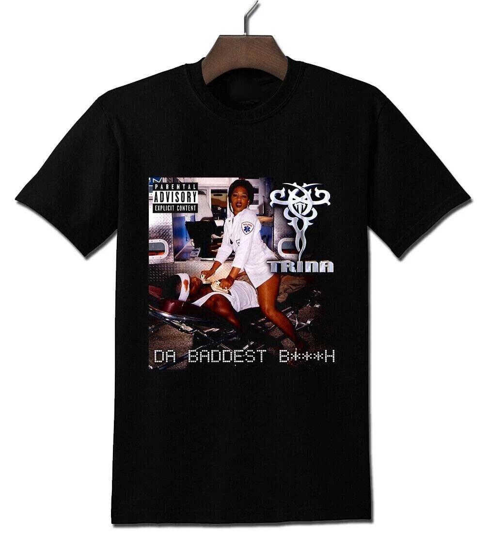 Trina Da Baddest Hip Hop Rap Cotton All Size Men Women Tee Shirt XXL