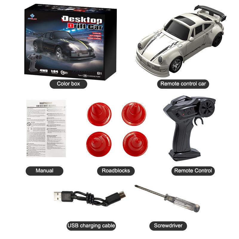 

1:24 автомобиля с дистанционным управлением 4Wd скоростной гоночный спортивный автомобиль со светодиодными огнями игрушечная модель симулятор мини-дрифт-кар подарки на день рождения