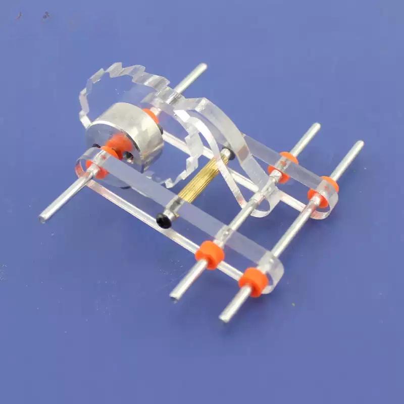 One-Way Rotation Gear Set,Thick Transparent Ratchet Pawl Mechanism DIY Kit for School Science Projects
