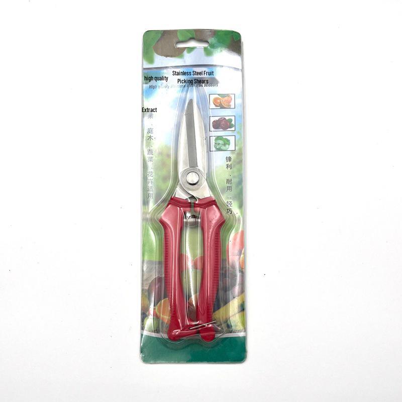 Stainless Steel Pruning Scissors for Garden, Branch, and Flower Arranging