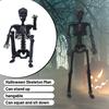 Halloween Skeleton Skeleton Man Black 90cm Standing Hanging Decoration Haunted House Bar Courtyard Decoration