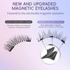 Aerliss Magnetic Lashes, Ez Bella Magnetic Lashes,Natural Looking Magnetic Eyelashes That Are Reusable, No Glue or Eyeliner Required (Natural 2