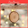 Natural X 10 Wood Slice Christmas Tree Ornament Hanging Decor Diy Craft Tag Gift