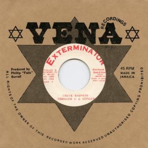 

7inch Record THRILLER U & STINGERMAN - Chuck Badness DSRPFB714 Exterminator/Du 2016 Japan Reggae, Ska & Dub
