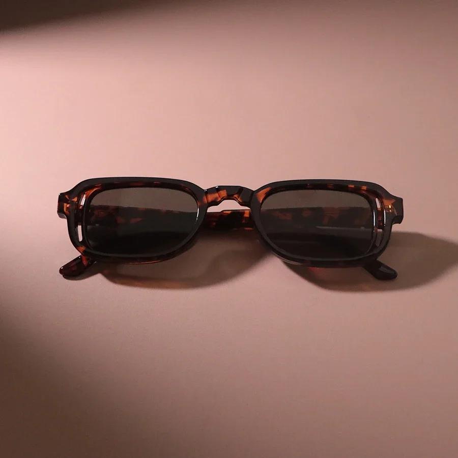 Vintage Square Sunglasses Women Men Rectangle Retro Sun Glasses Female Male Mirror Punk Designer Outdoors Shades