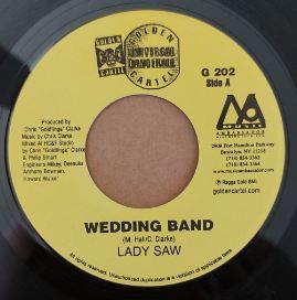 

7-дюймовая пластинка LADY SAW, BREEZE - Свадебный ансамбль/Эй, Каролина G202 Golden Cartel R US Регги, Ска и Даб Б/У