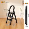 Compact Folding Telescopic A-Frame Ladder: Portable, Lightweight, Multi-functional, Indoor Use.