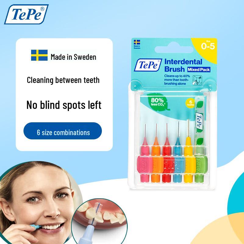 Tepe I-Shaped Interdental Brushes for Orthodontics