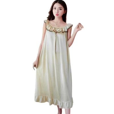 Sexy Lingerie Long Cute Neckline [DiaGHP] Women's Nightgown, Shiny, Gorgeous, Length,