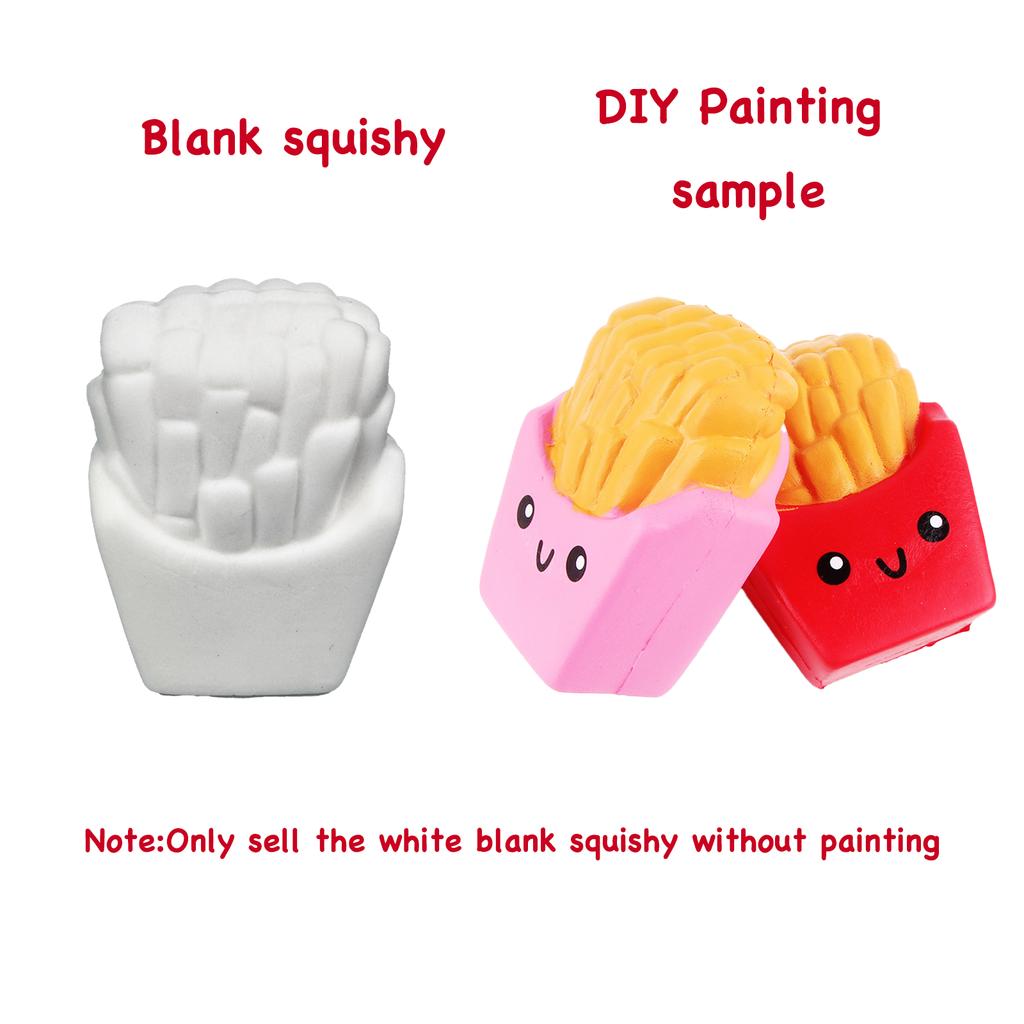 Diy Blank Squishy Toys,Slow Rise White Squishy Antistress Anxiety Anti Stress Relief Toys For Kids Children Painting Adhd Autism