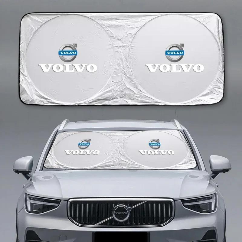 

Car Windshield Sun Shade UV Protection Cover for Volvo XC40 XC60 XC90 S60 S90 V50 V70 Auto Front Window Sun Visor Accessories 140x70cm