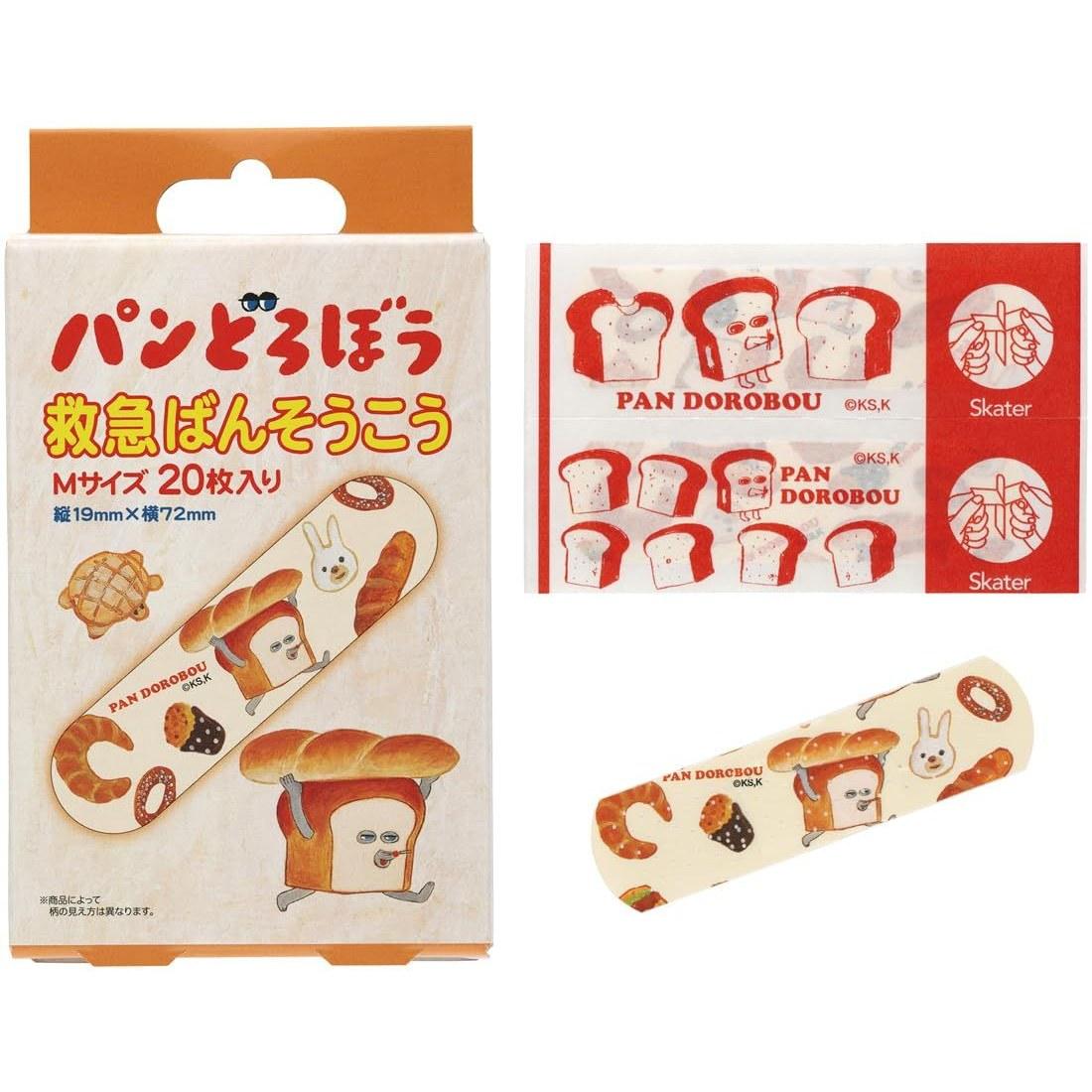 Skater First Aid Band-Aid Pan Dorobou M Size 20 Sheets Made Japan QQB1-A