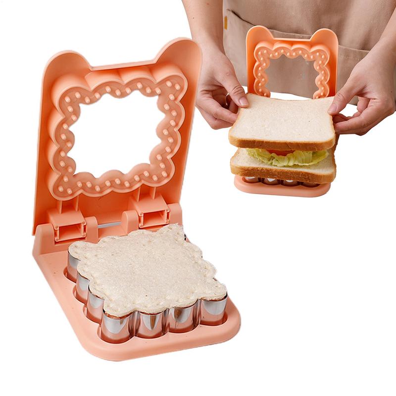 Sandwich Cutter And Sealer Sandwich Making Cutter Sealer Sandwich Making Cutter Cookie Maker Cutter For School Picnics Vacations