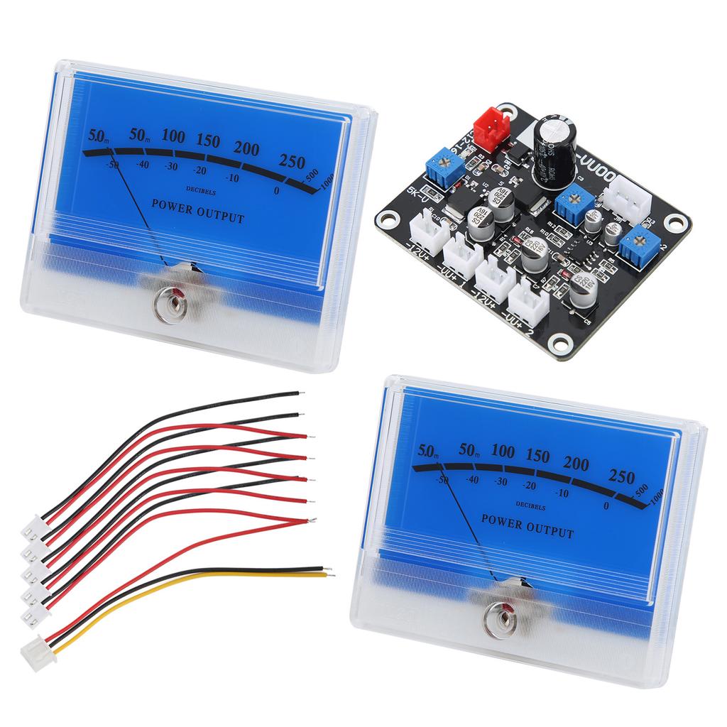 TS DB90A L 2PCS VU Meter Sound Level Meter Driver Board with Backlight for DIY Recording Studio
