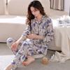 Pajamas Women'S Pure Cotton Long-Sleeved Women'S Autumn And Winter Cotton Thin Loungewear