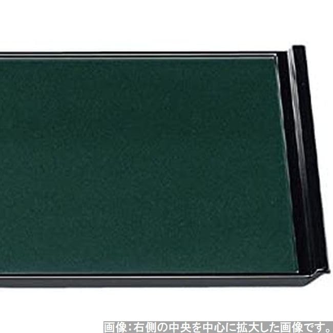 Made In Placemat with Green Pearl Bishamonten Lacquer X X J-kitchens Placemat, Japan, 3-Shaku (1.3m) (39.4cm 27.6cm 1.9cm)