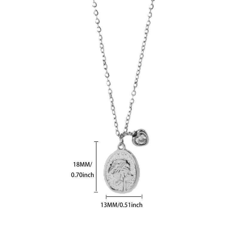 Fashion Versatile Sun Butterfly Stainless Steel Necklace Women's Niche Premium Sense Personality Turtle Hot Selling Element Clavicle Chain