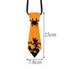 Spider Pumpkin Halloween Party Tie With Paper Material For Photo Booth Decor