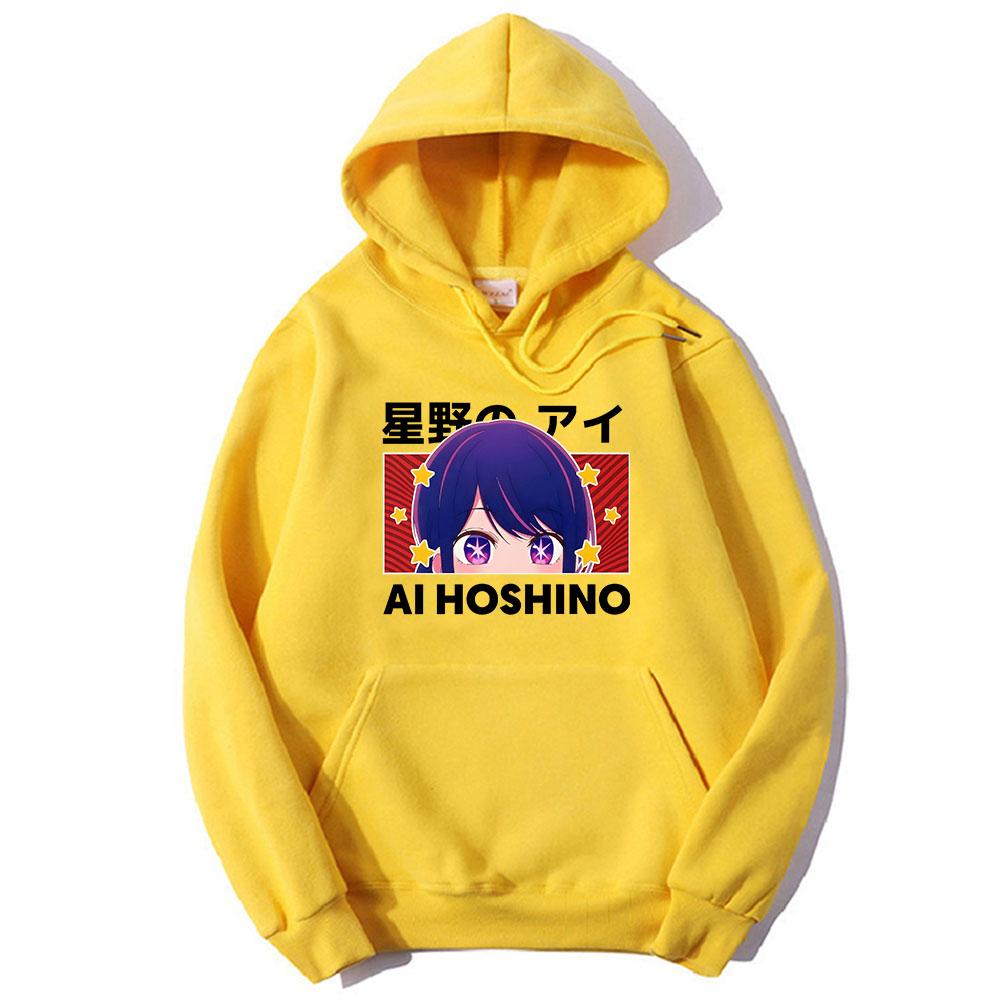 

Hoshino Ai Oshi No Ko, толстовки с капюшоном, женские толстовки с мультяшным графическим принтом, повседневная толстовка с принтом японского аниме, повседневный топ с длинными рукавами 4XL