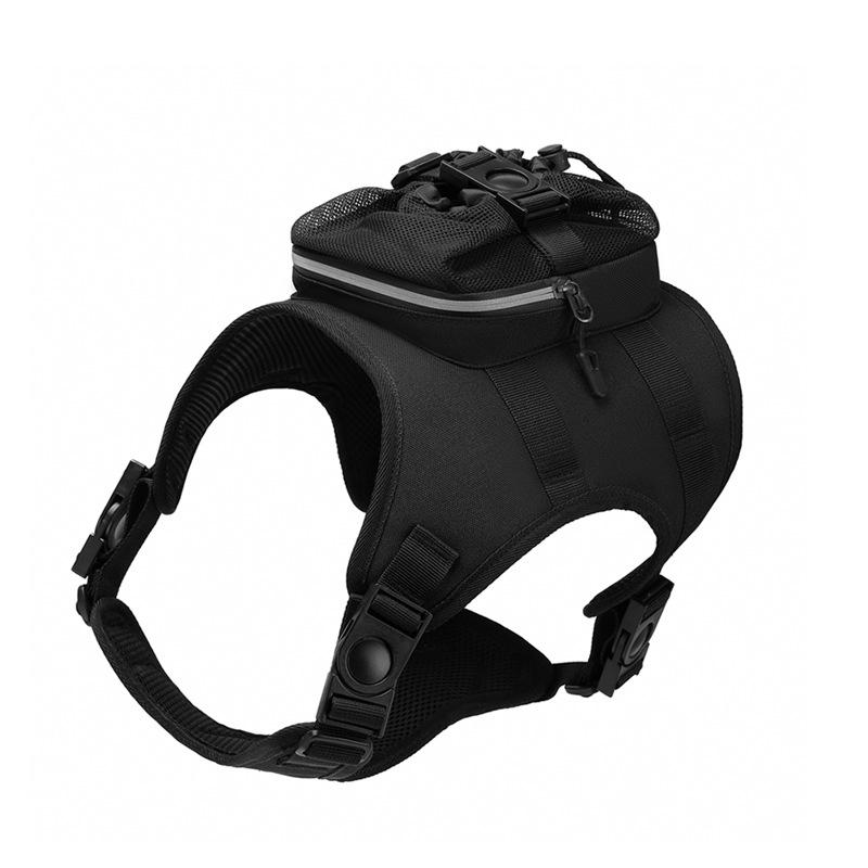 

New pet chest strap vest type small medium and large dog walking dog snack bag dog self-backpack explosion-proof