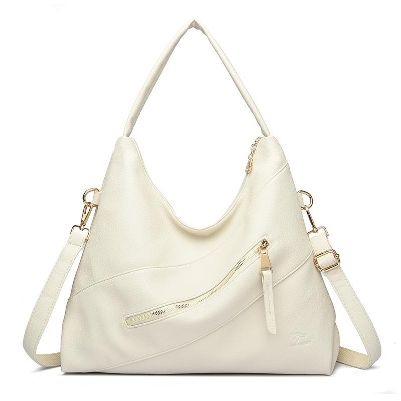 

Сумка через плече Жіноча велика місткість Стильна жіноча сумка через плече в стилі ретро бежевий