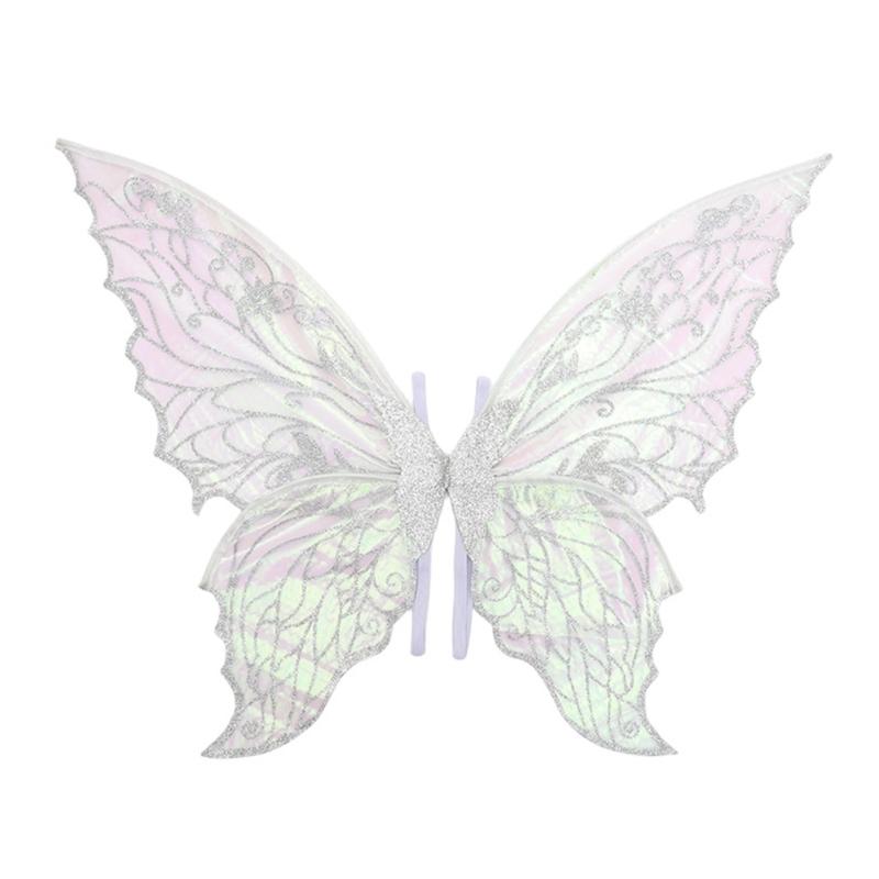 Performances Butterfly Fairies Angel Wing Funny Dress Up Butterfly Wing Sparkles Costumes Halloween Cosplays Wing Props