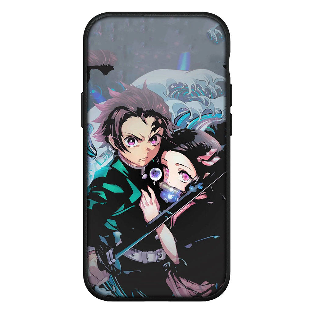 For Samsung Galaxy S24 S23 iPhone 16 15 14 Xiaomi Redmi Note 13 12 11 10 Plus 9 Pro Max X XR Telefondeksel Kochou Shinobu Demon Slayer OPPO Huawei Deksel