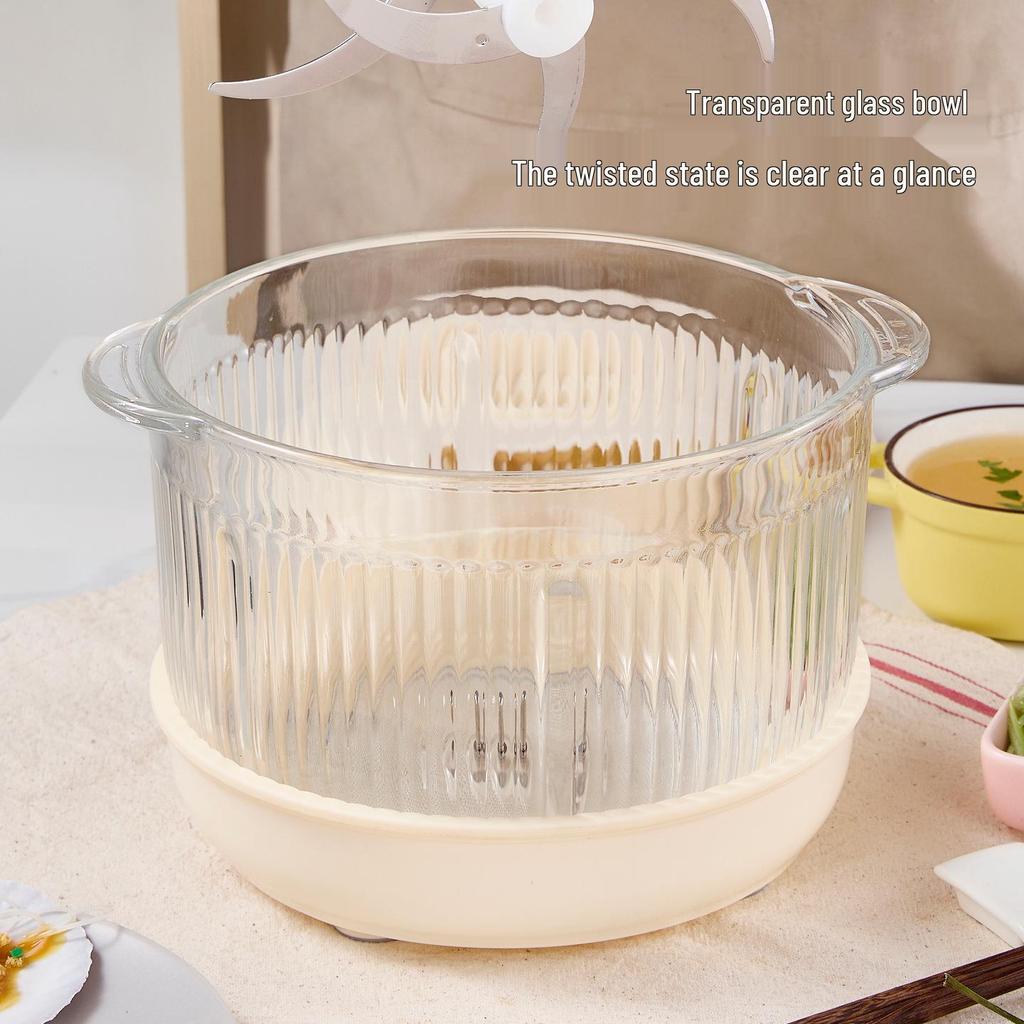 Elektrische Küchenmaschine: Fleischwolf, Teigkneter und Gemüseschneider