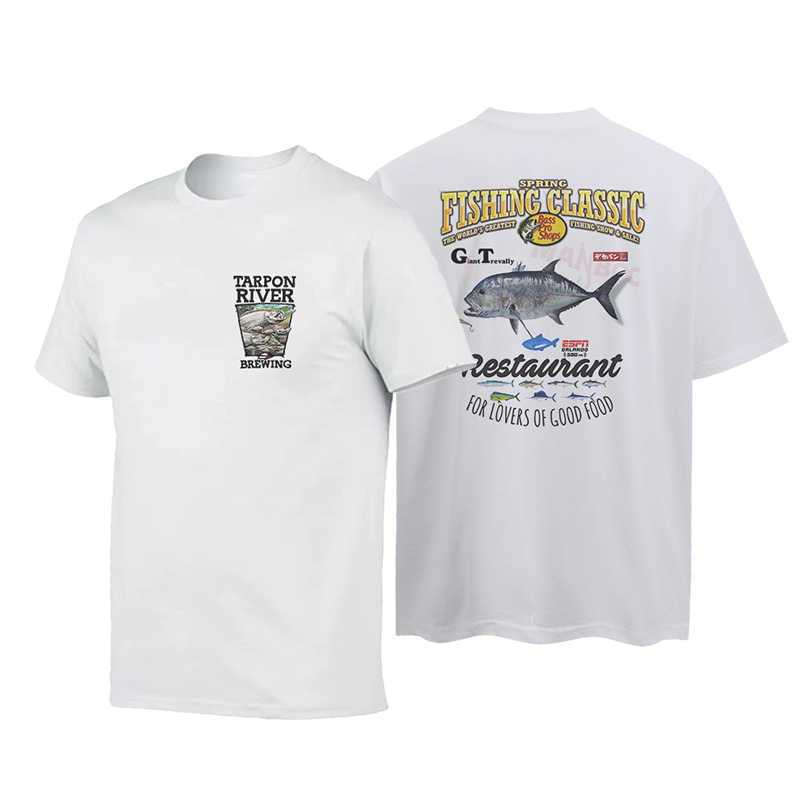 

Japanese Sea Fishing Outdoor T-shirt Loose Luya Fishing T-shirt Fly Short Sleeve Men s and Women s Summer Cotton Half Sleeve 4XL