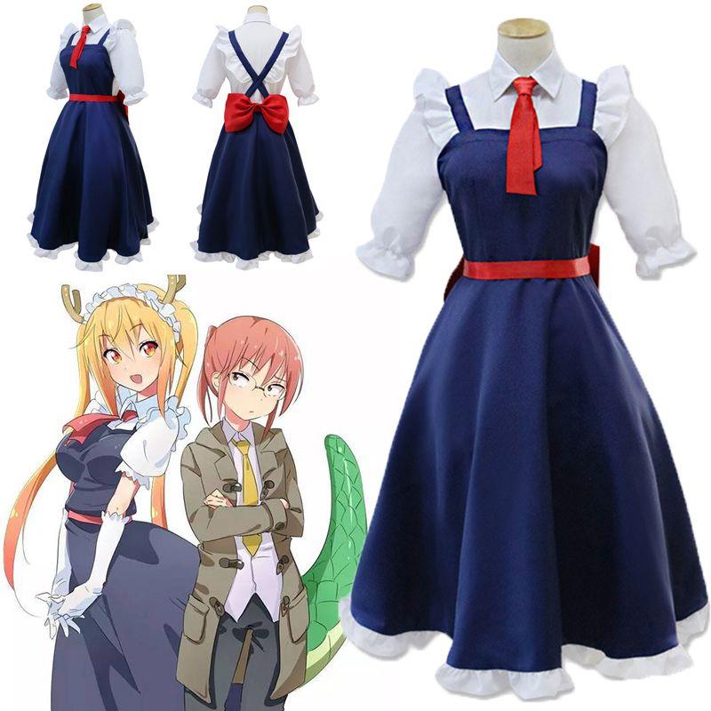 Enchanting Miss Kobayashi's Dragon Maid Tohru Kobayashi Halloween Dress Cosplay Costume For Parties