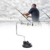 Aluminium Alloy Fishing Wire Winder System with Vacuum Sucking Cup Handle Fish Line Winding Tool for Easy Reel Management