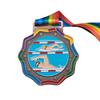 Médaille de Rencontre Sportive et de Marathon pour Enfants: Trophée Métallique Personnalisable pour Étudiants