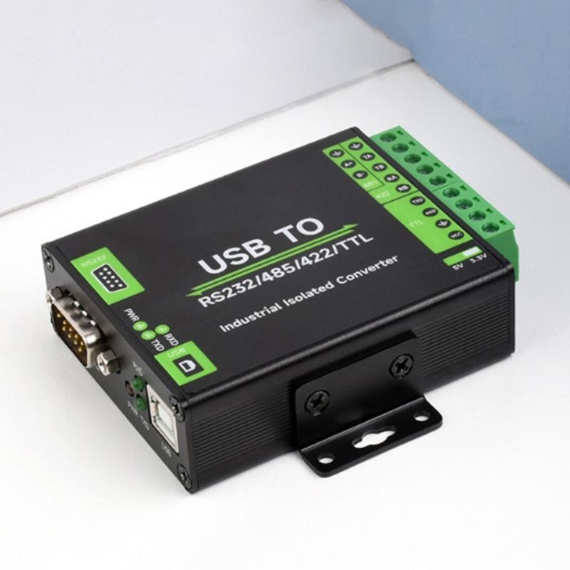 USB zu RS232/485/422/TTL Industrieller isolierter Konverter mit originaler FT232RL-Innenstromisolierung, magnetischer Isolierung