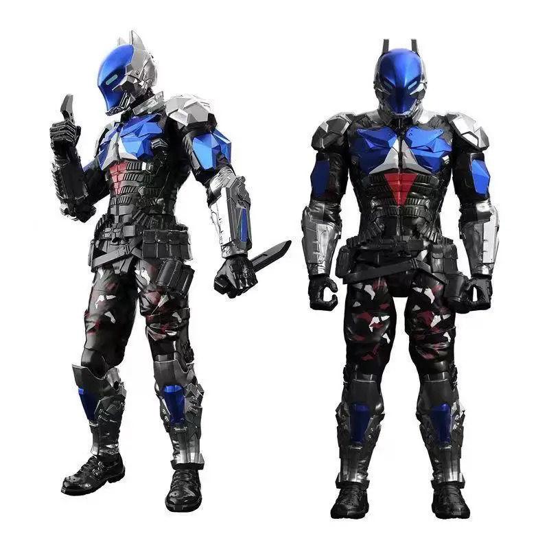 Hot F5 Roundd Culture Batman Series Model Doll Arkham Knight Deathstroke Red Hood Desktop Model Playthings Doll Festival Present