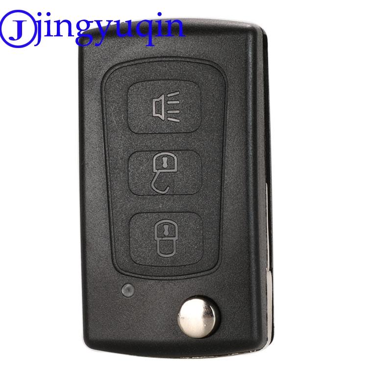 jingyuqin 3Buttons Flip Folding Remote Key Cover For Great Wall Hover Haval H3 H5 Keyless Entry Fob Key Cover