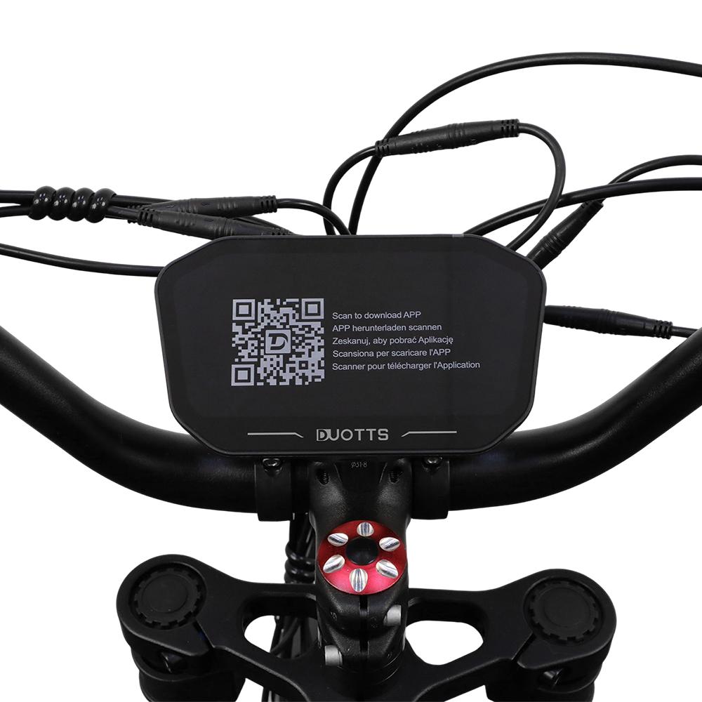 DUOTTS F20 E-Bike: 52V 27Ah Battery, 750W Motor, 20" Wide Tires, 140km Range, Smart 4G Network & App Control