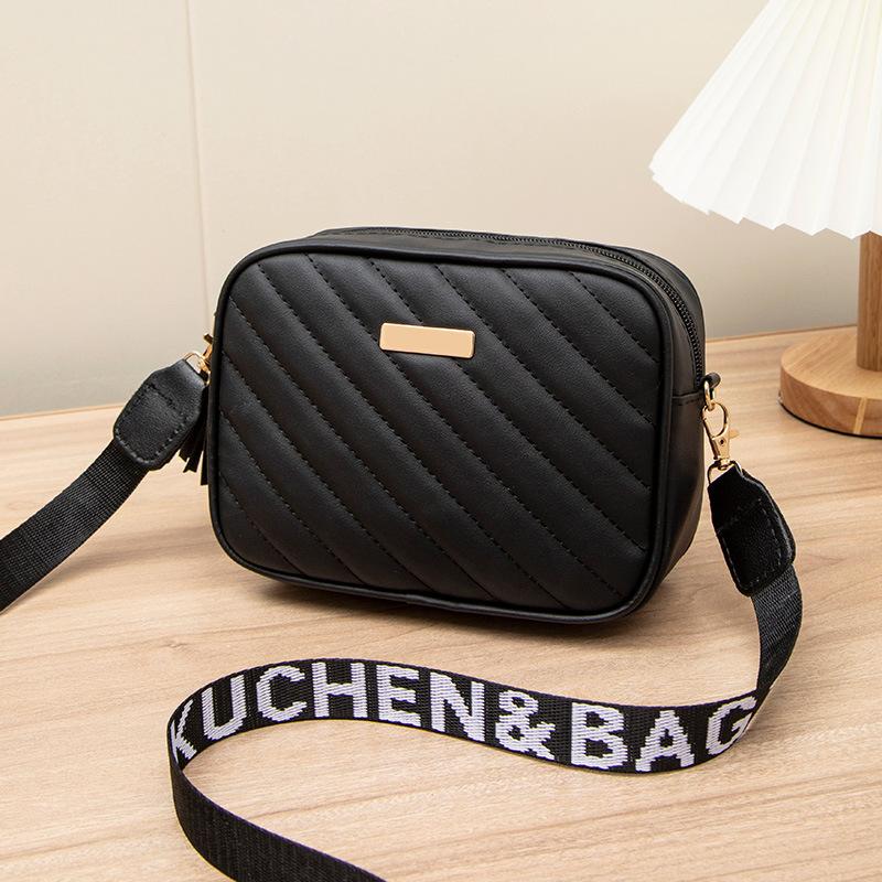 Tassel zipper small square bag womn women's bag fashion embroidery messenger mobile phone bag one piece