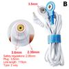 Electrode Wire Snap Connection Electrode Pad Cable For Ems Muscle Stimulator Massager Plug 2/4 Way Wires