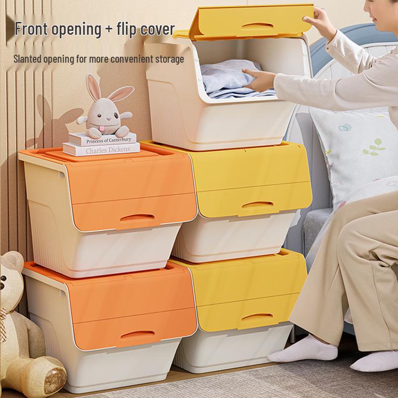 Flip-Top Storage Box for Clothes