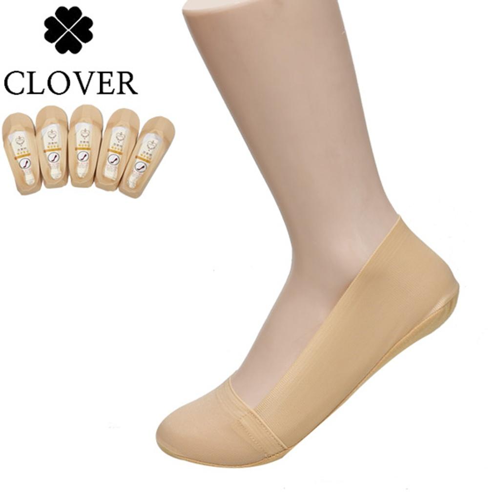

[Croba] Женские однотонные полностью силиконовые шлепанцы-гамак, модные Beige (5 pairs)
