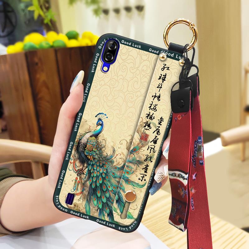 Kickstand Chinese Style Phone Case For Blackview A60 Shockproof Durable Silicone Ring Back Cover Fashion Waterproof