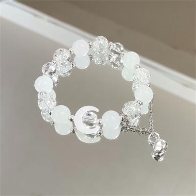 Weißes Mondlicht Mond Armband Damen Hoher Sinn Nischen Design Geburtstagsgeschenk Freundin
