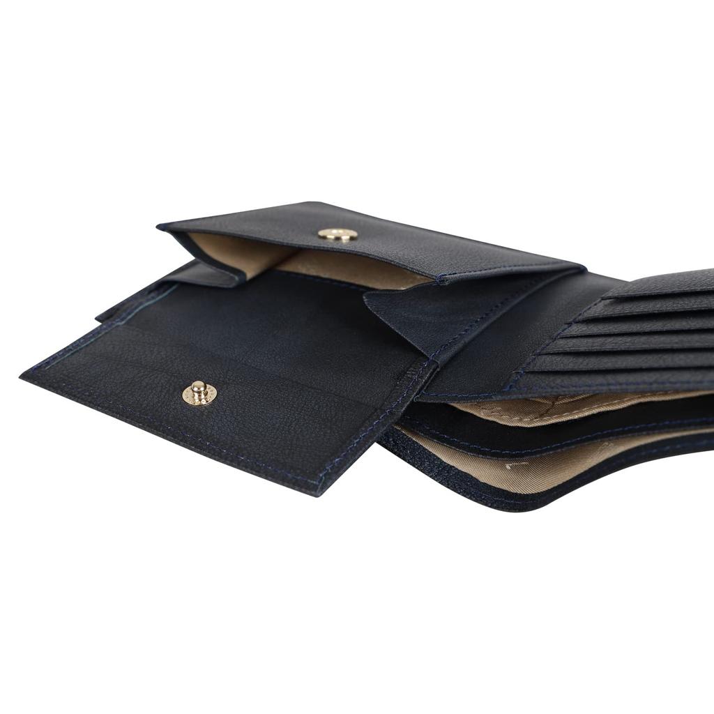 GOLD PFEIL OXFORD Men's Genuine Leather Wallet, Burgundy, GP10320